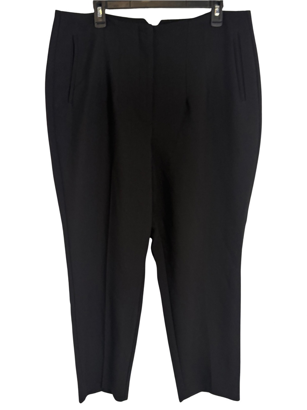 3/$20 Nine West Black Tailored Tapered Dress Pants Trousers Size 16